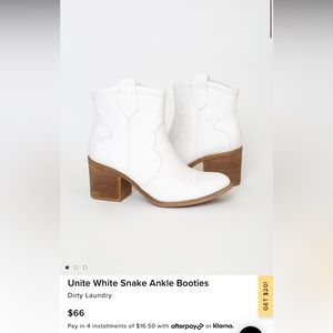 Dirty laundry booties